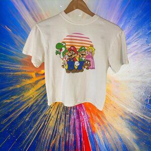 Super Mario Youth Small TShirt Nintendo Graphic 2020 Short Sleeve